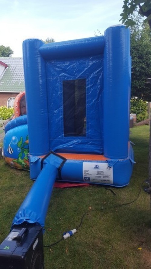 Springkussen Mini walvis met slide